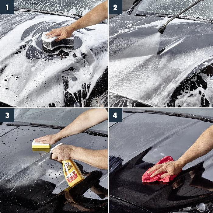 Sonax HighSpeedWax 500ml Autowachs Autopflege Versiegelung Carnauba-Wachs Anwendung Übersicht