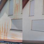 Hausfassade vorher nachher Fassadenreinigung