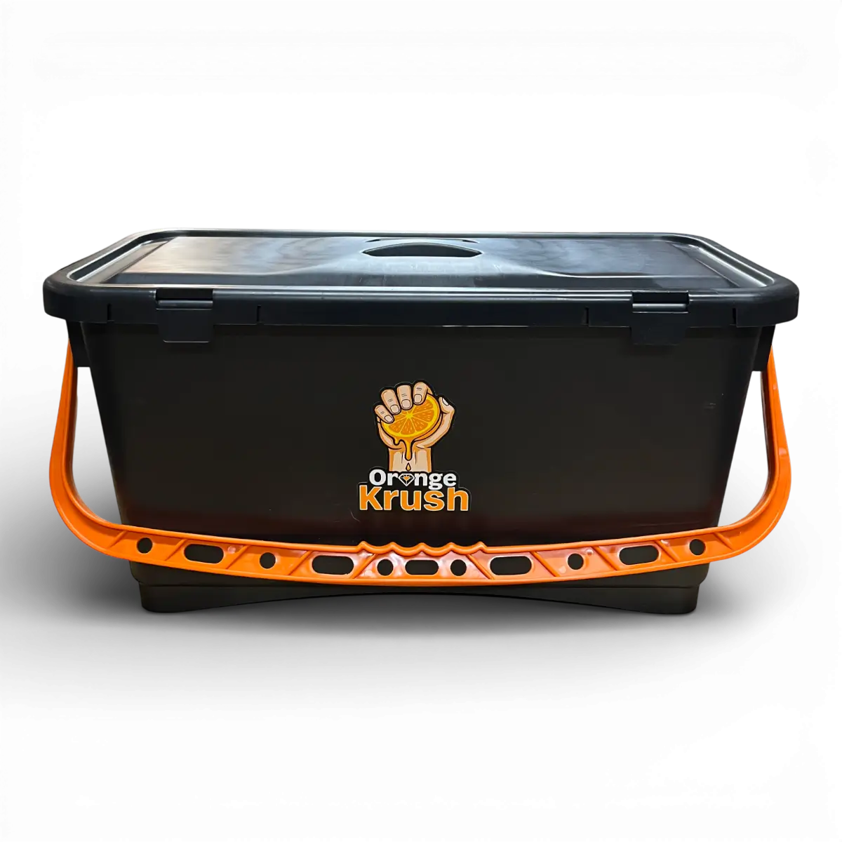 Maykker Eimer Rückseite Schwarz mit Sticker