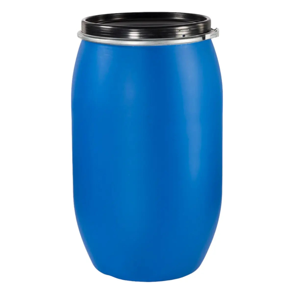 220-liter-weithalsfass-mit-deckel-blau