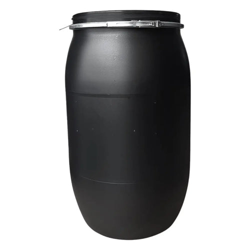 220-liter-weithalsfass-mit-deckel-schwarz