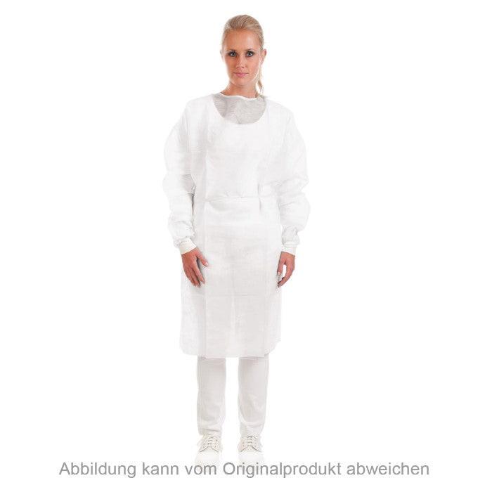 Hygostar Kittel mit Strickbündchen Weiß