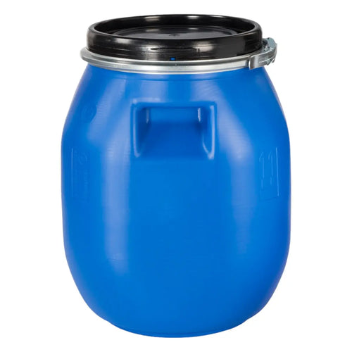 30 Liter Fass Weithalstfass mit Griffmulde blau