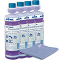 4x Set Kiehl Torvan Konzentrat Aktivreiniger 1l + Microfasertuch
