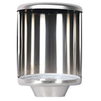 Handtuchrollenspender aus Edelstahl geöffnet