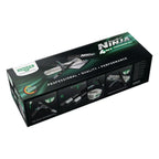 Verpackung des UNGER AKN12 ErgoTec NINJA 4in1 Fensterputzsets mit Abbildungen der enthaltenen Reinigungswerkzeuge