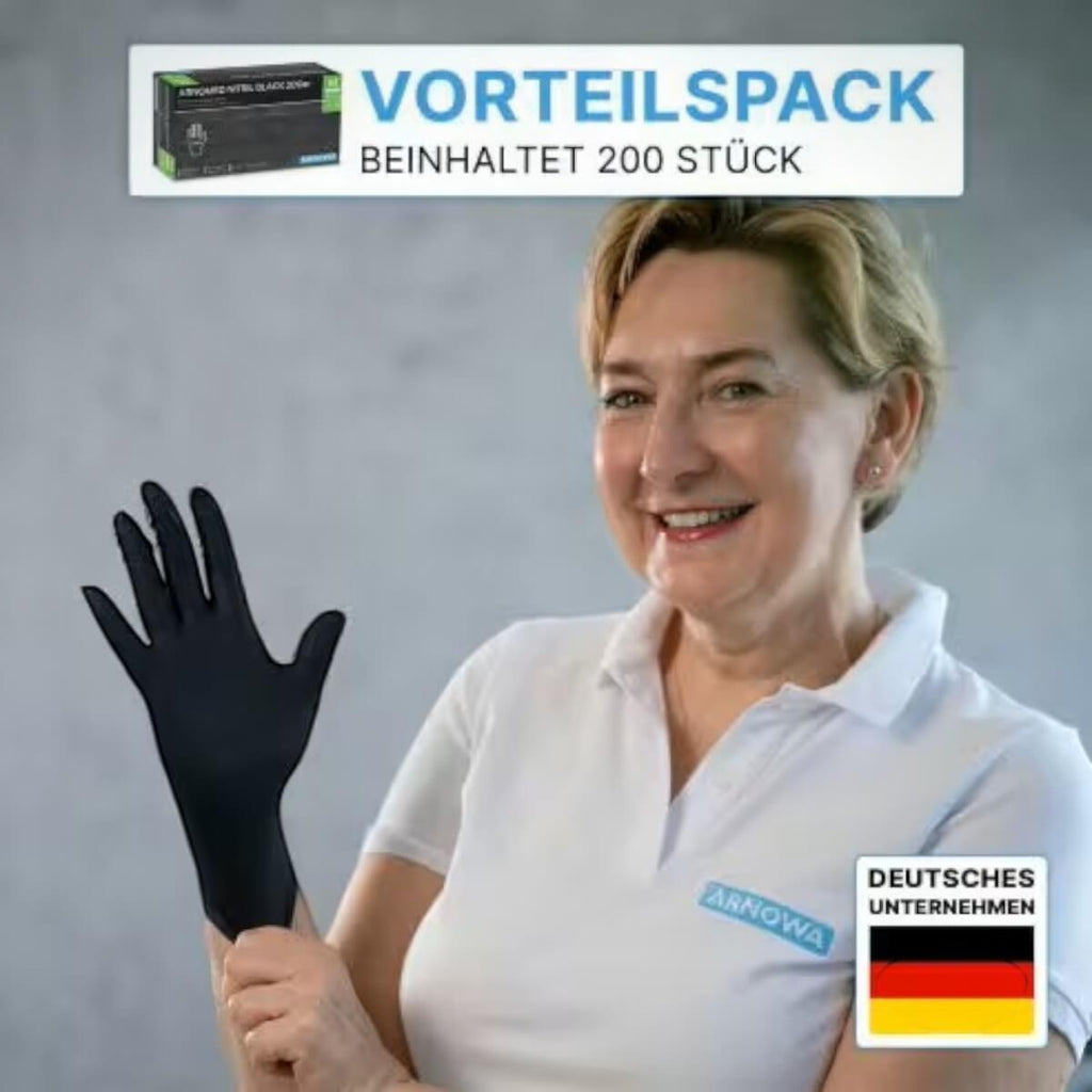 ARNOMED Nitril-Handschuhe puderfrei | 200 Stück