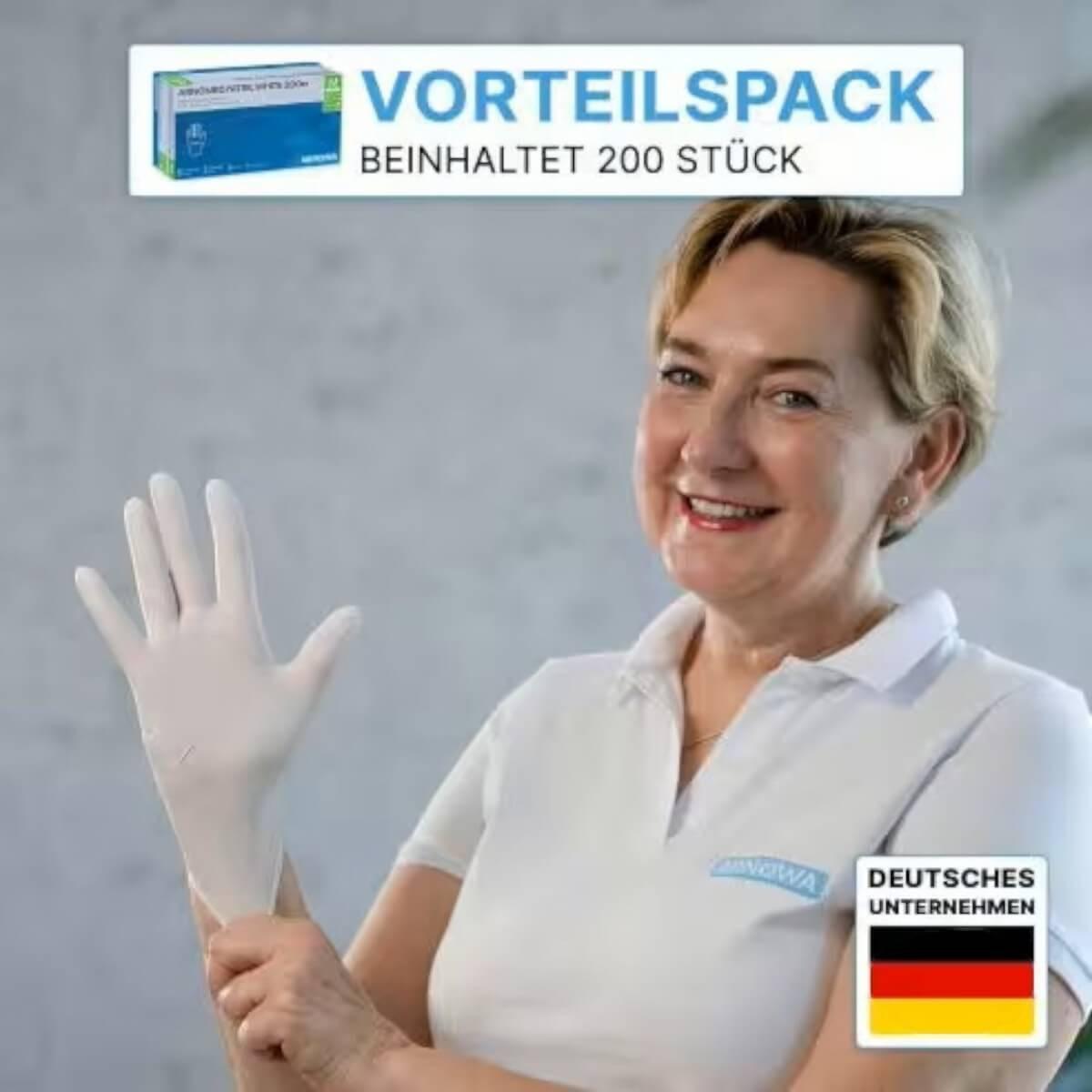 ARNOMED Nitril-Handschuhe puderfrei | 200 Stück
