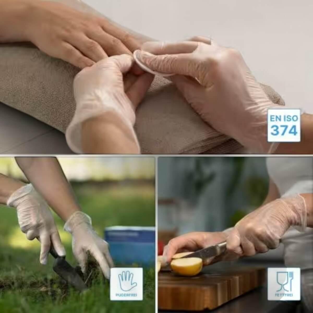 ARNOMED Vinyl-Handschuhe puderfrei | 100 Stück