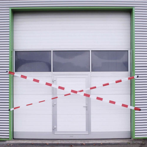 Absperrband 80mm x 500m.