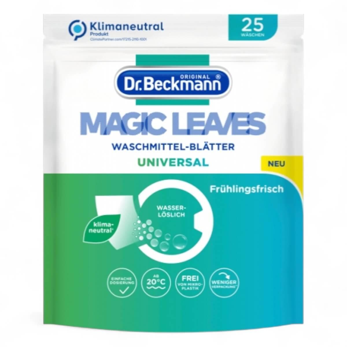 DR. BECKMANN Magic Leaves Waschmittel Blätter Universal 25WL