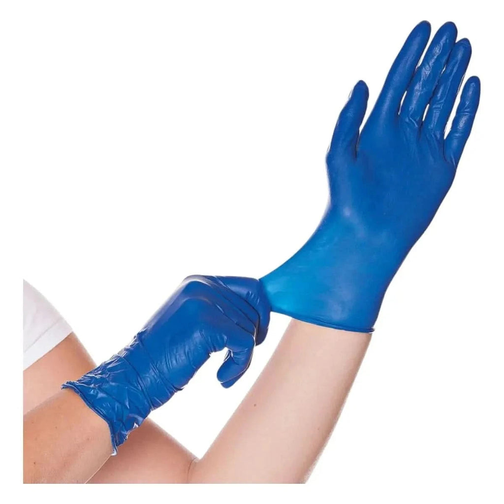 HYGOSTAR Latexhandschuhe Soft Blue puderfrei 100 Stück.