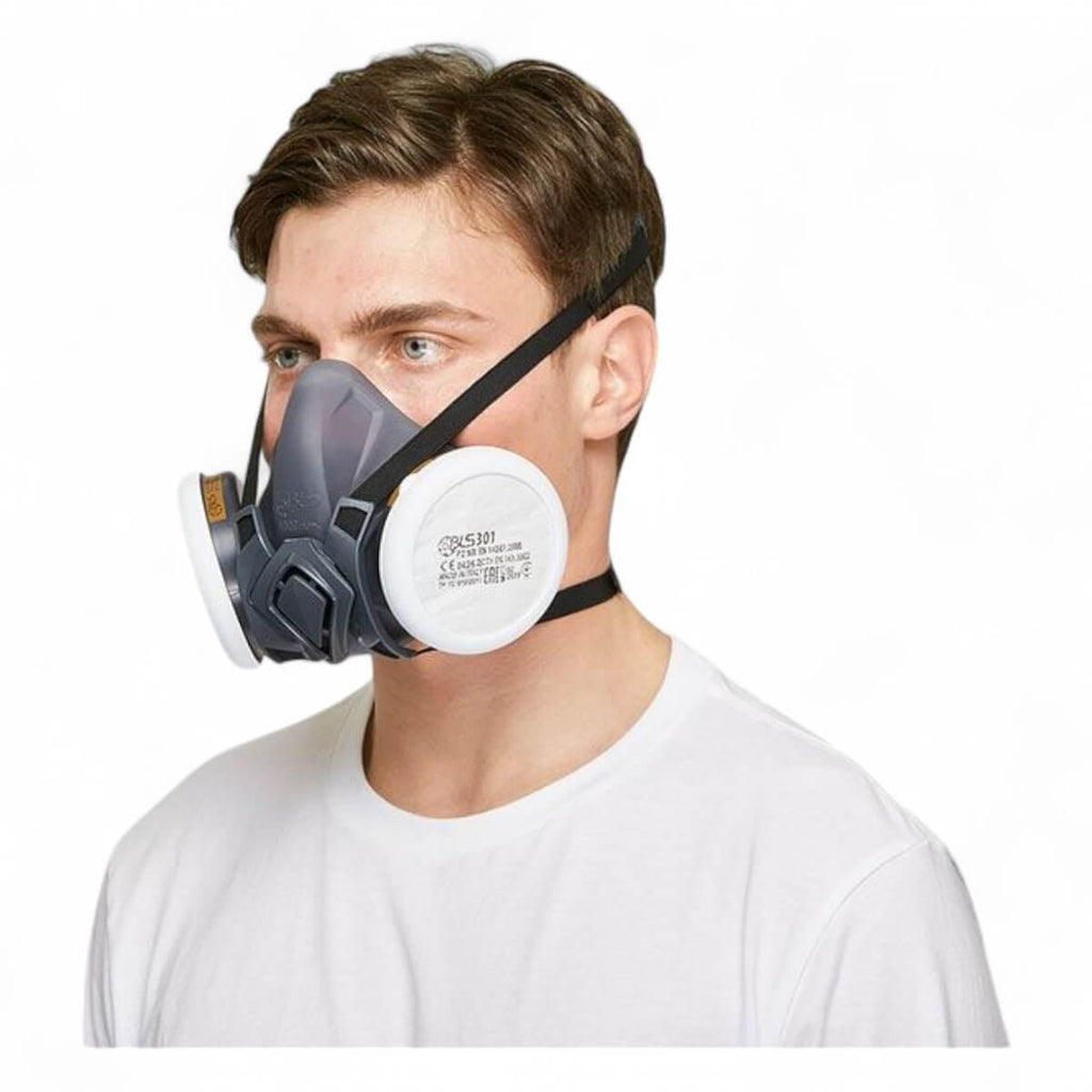 BLS Atemschutz-Halbmaske 4100next | Set mit Filter Schutzklasse A2 P2 R