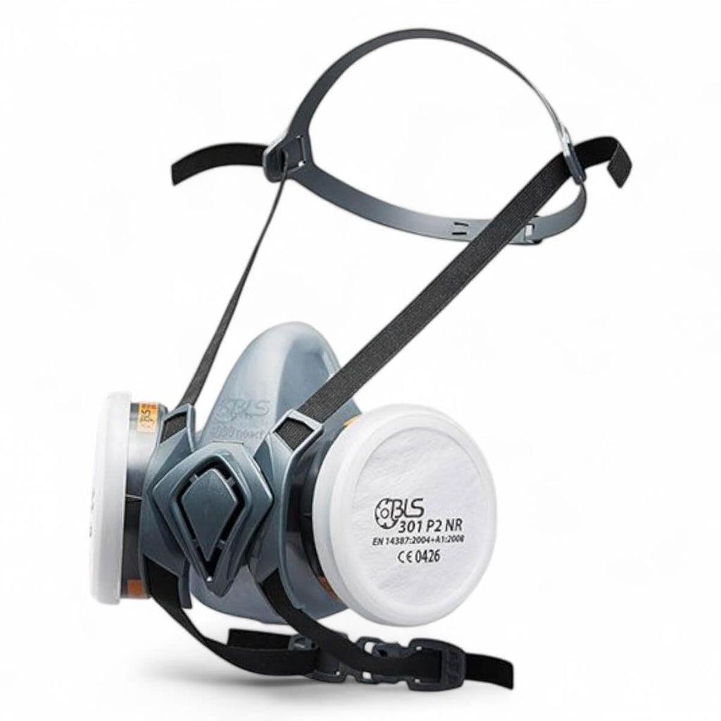 BLS Atemschutz-Halbmaske 4100next | Set mit Filter Schutzklasse A2 P2 R