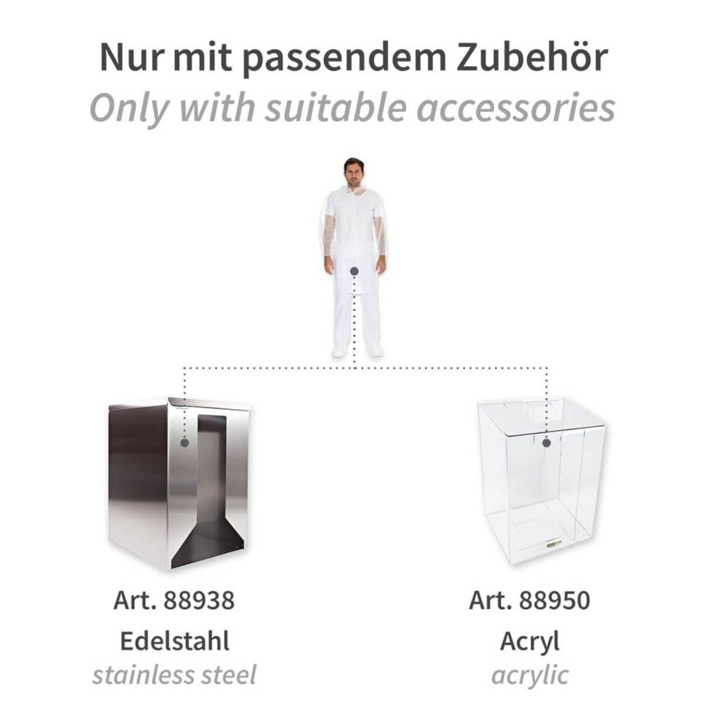 Besucherkittel Light mit Druckknöpfen | PP-Vlies