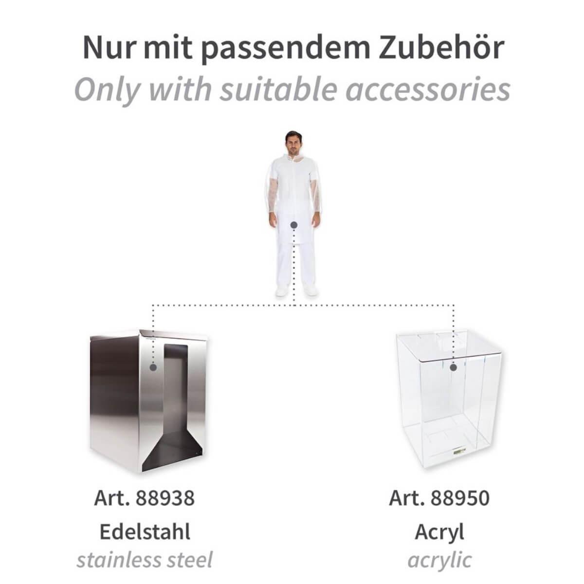 Besucherkittel Light mit Druckknöpfen | PP-Vlies