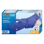 Hygostar "Safe Light" Nitril-Handschuhe Dunkelblau | 100 Stück