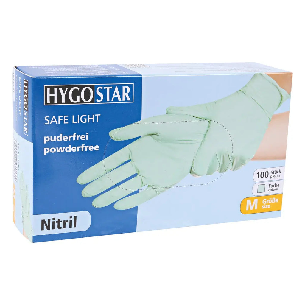 Hygostar "Safe Light" Nitril-Handschuhe Mintgrün | 100 Stück