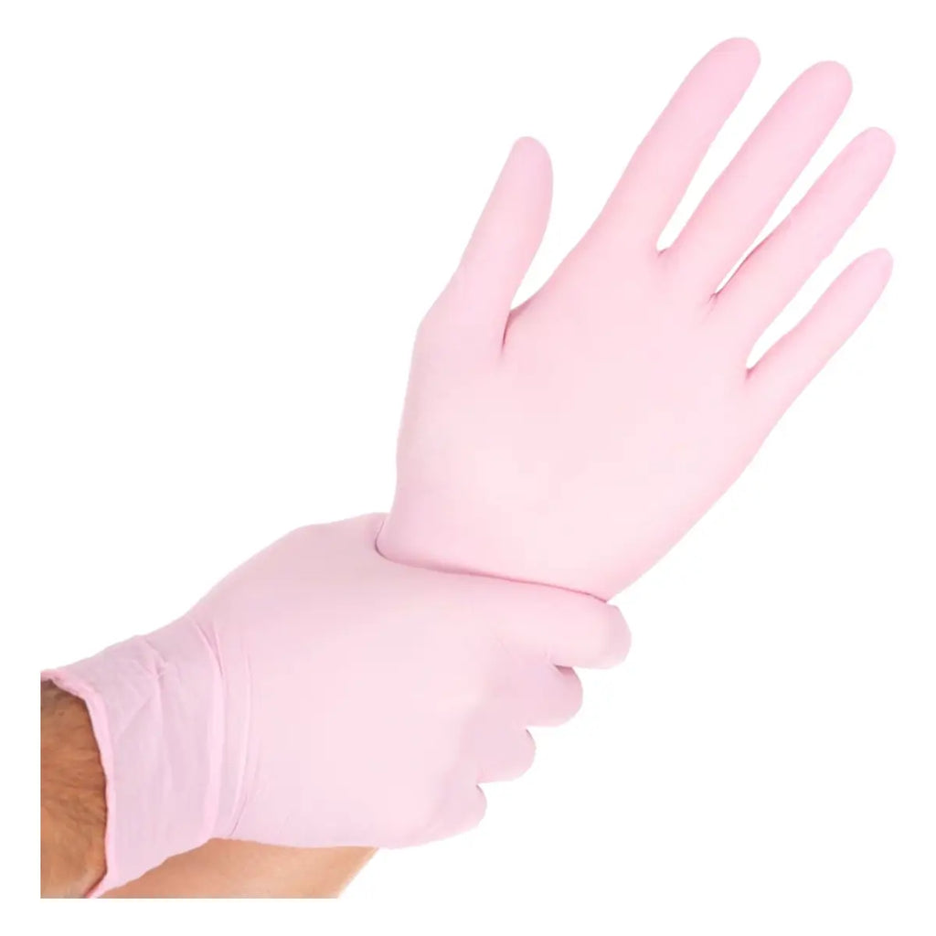 Nitrilhandschuhe Einweghandschuhe Safe Light Rosa