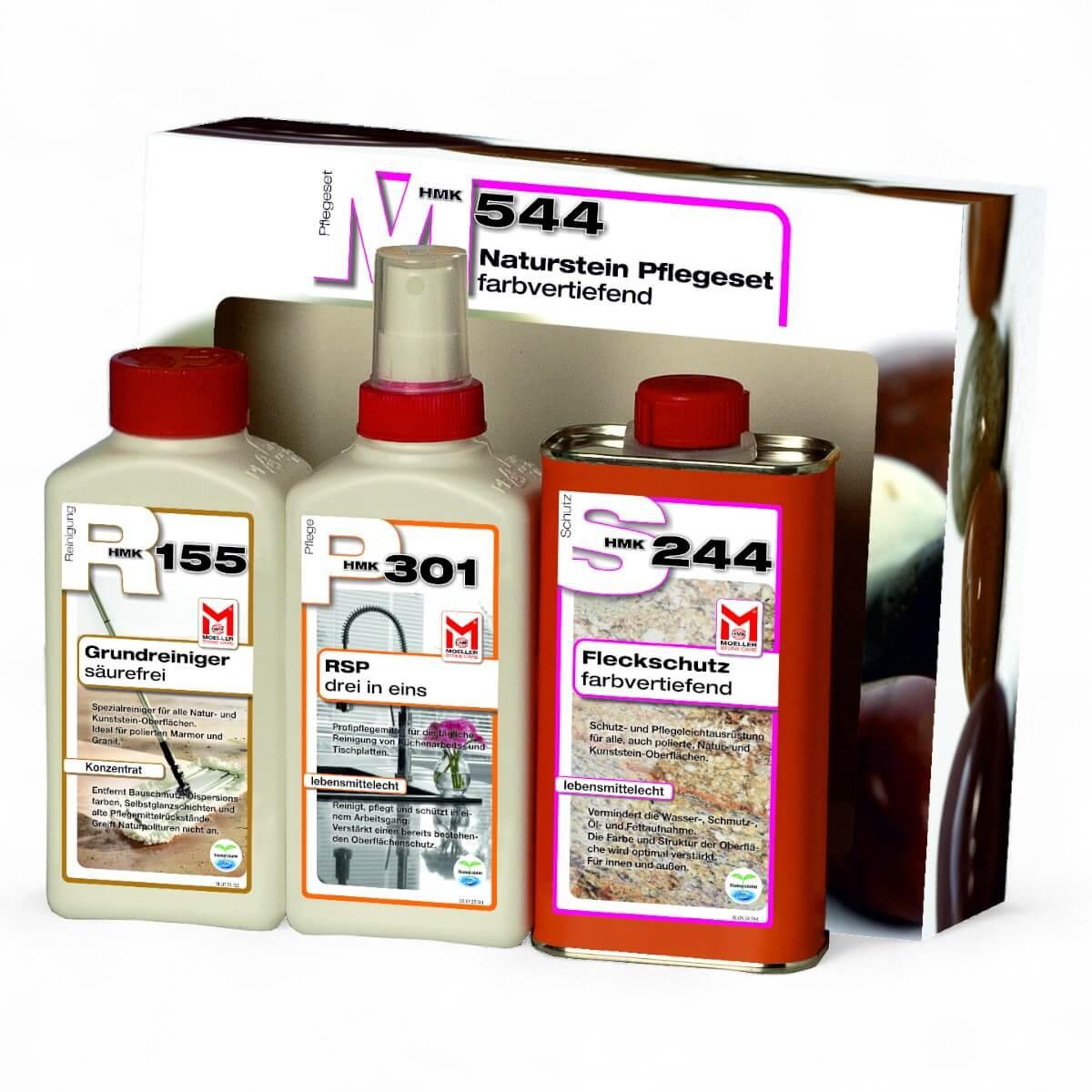 HMK M544 Naturstein-Pflegeset - farbvertiefend