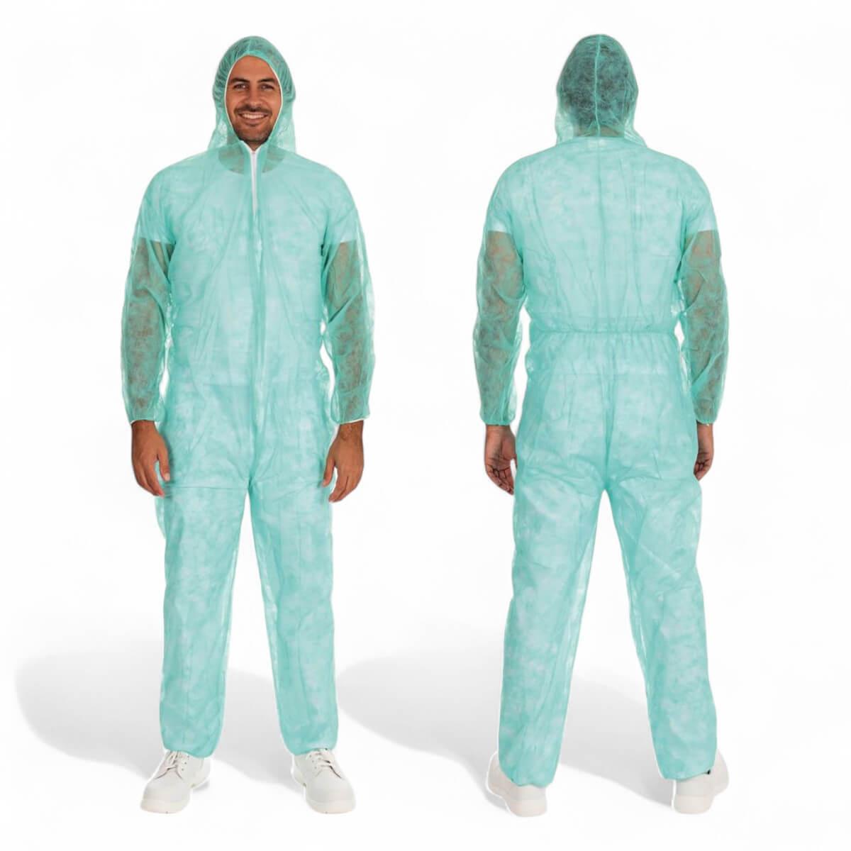 Hygonorm-Overall Light mit Kapuze-PP-Vlies