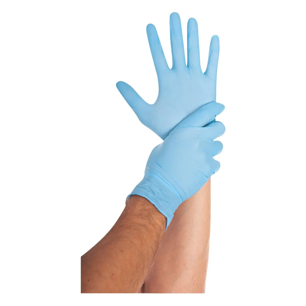 Hygostar Einweghandschuhe blau 2705_1_safe-light-blau-Nitrilhandschuhe