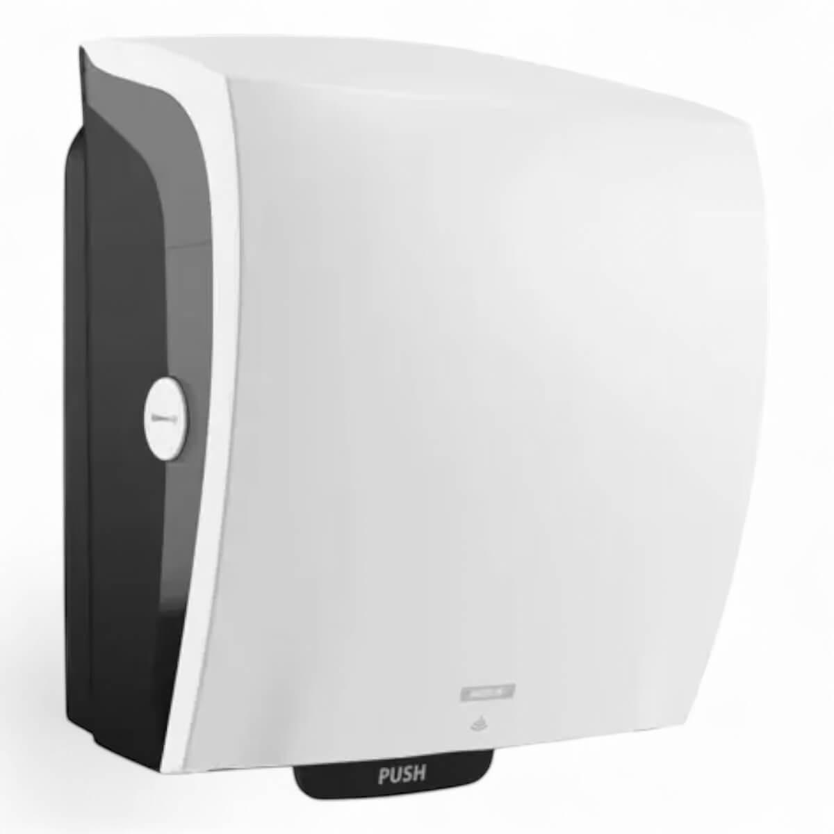 Katrin Hybrid System | Handtuchrollenspender mit Sensorfunktion | Weiß