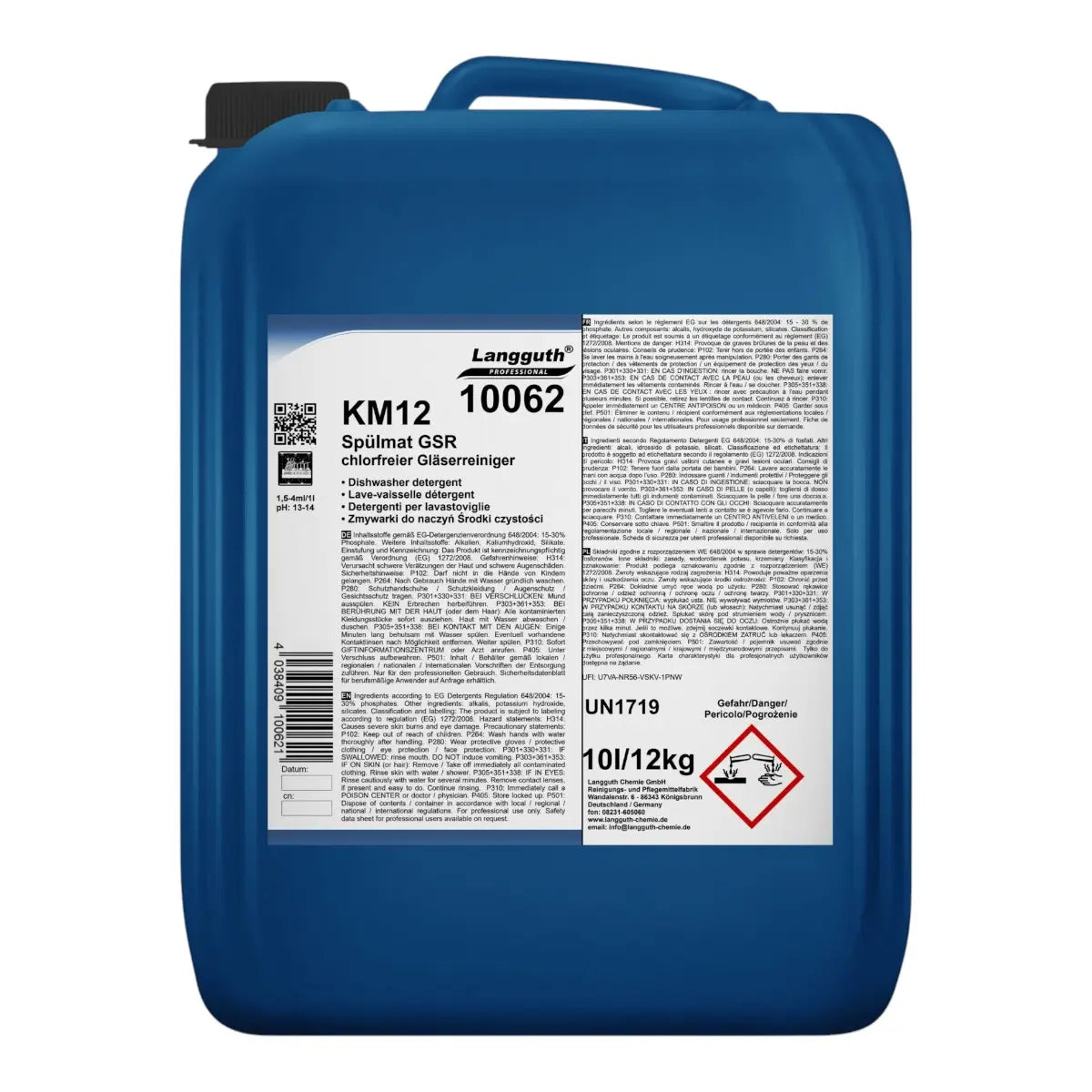 LANGGUTH KM12 Spülmat® GSR 10 Liter