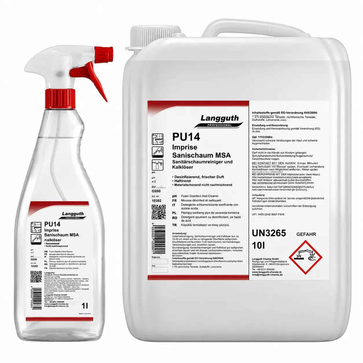 LANGGUTH PU14 Imprise Sanischaum MSA 750ml