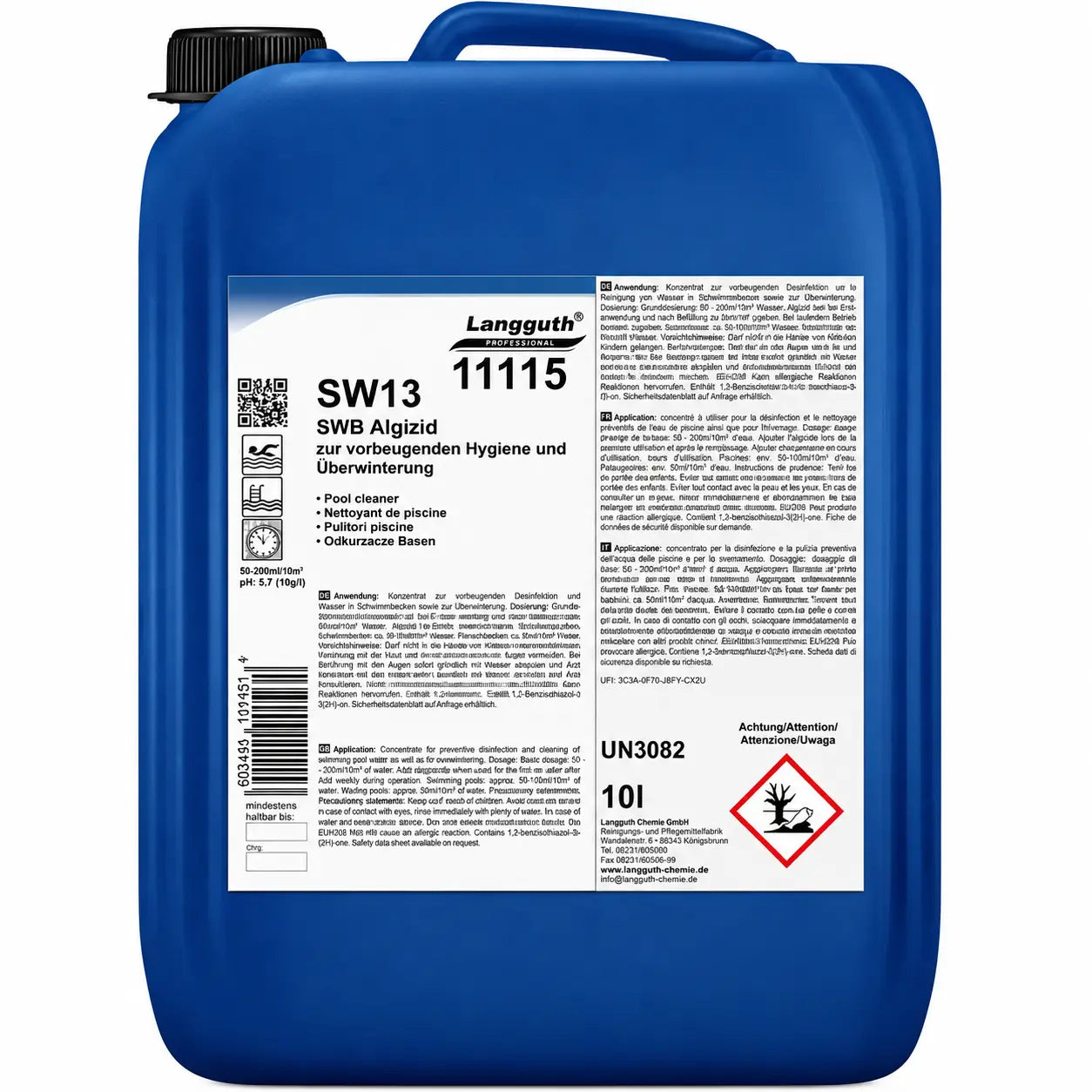 LANGGUTH SW13 SWB Algizid 10 Liter