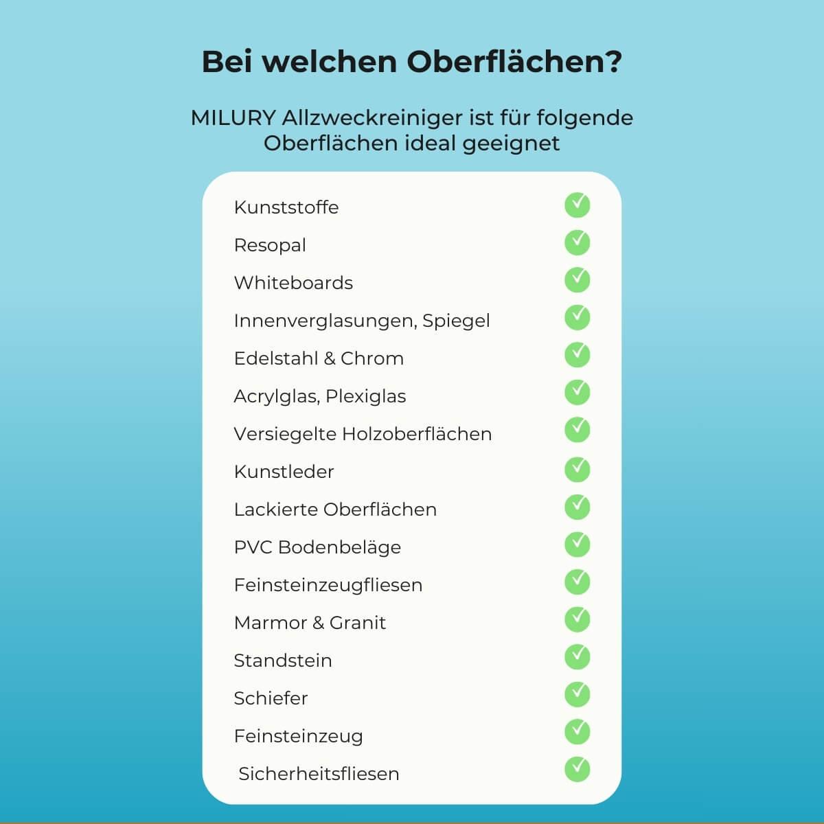 MILURY Allzweckreiniger Konzentrat 1 Liter