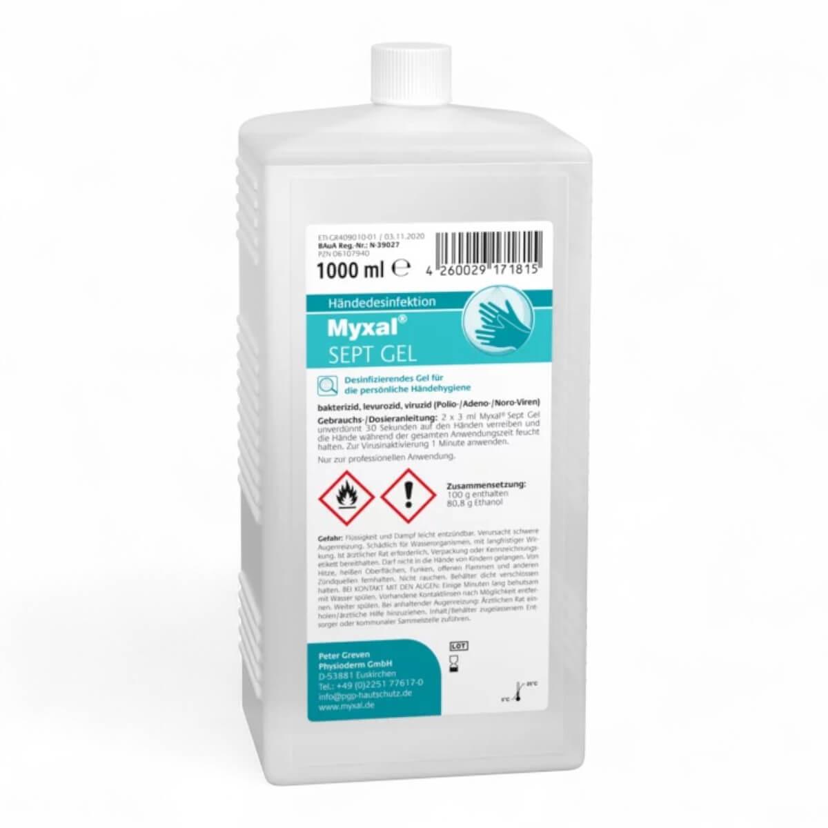MYXAL® SEPT Gel Händedesinfektion