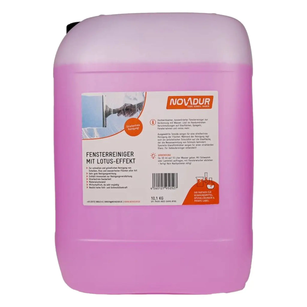Novadur_Fensterreiniger_Lotuts_Effekt_10Liter