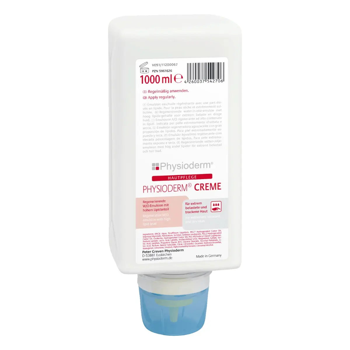 Physioderm® Creme Hautpflegecreme für Hände & Gesicht