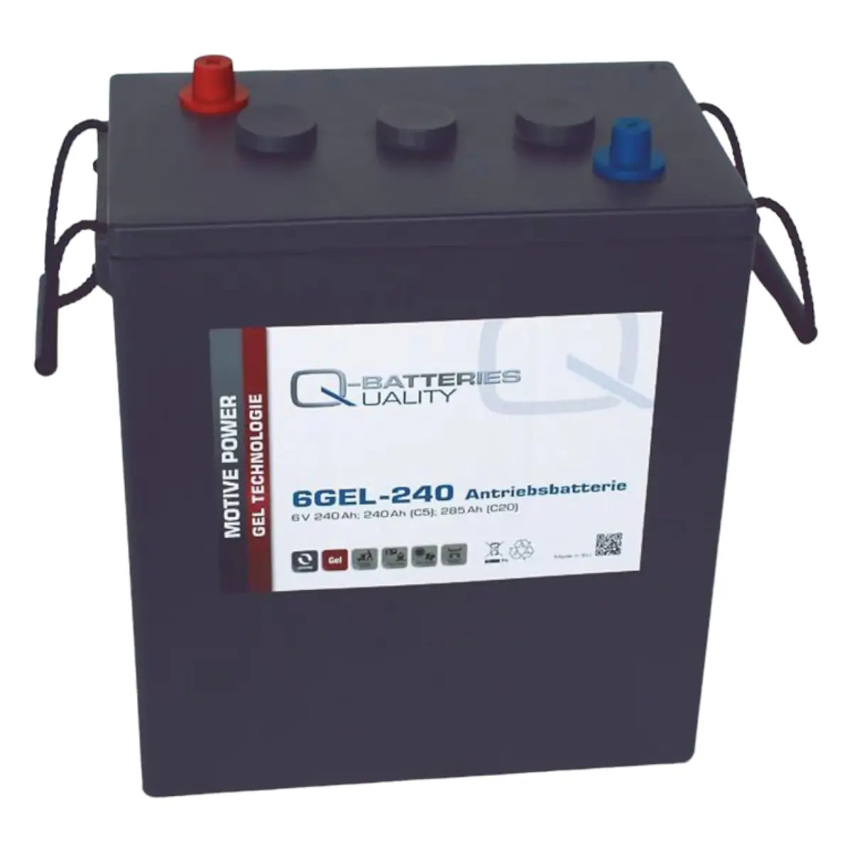 Q-Batterie 6 Gel | 240 Antriebsbatterie | wartungsfreier Gel-Akku