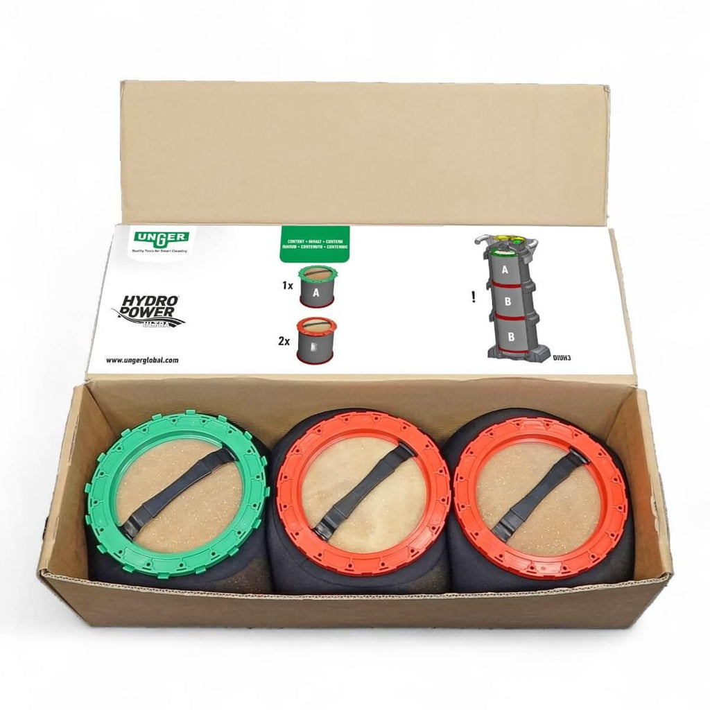 UNGER Harz Packs Set DIUB3 Harzkartuschen für DIUH+DINK