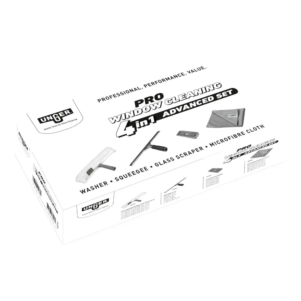 UNGER Fensterputzer Set Glasreinigung AKG14-Box