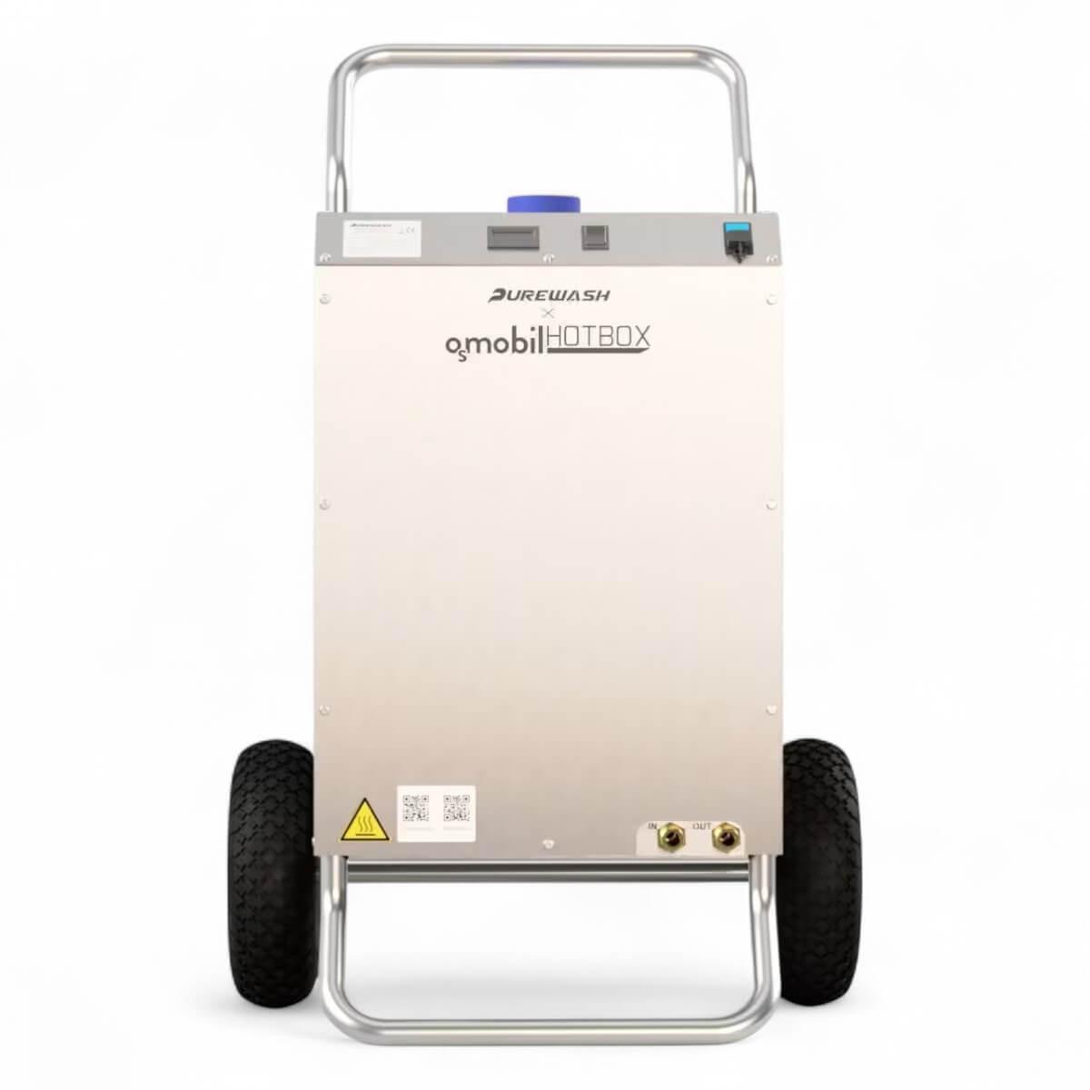 OSMOBIL HOTBOX Reinwasserheizung für GLAS PV und FASSADE