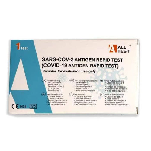 Alltest Schnelltest Coronatest Bfarm gelistet mit CE für Laien | 5 Stück.