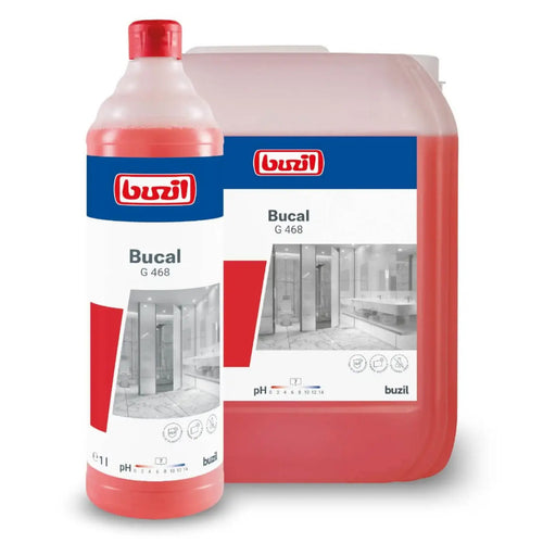 Rote buzil bucal g468 säurefreie sanitärunterhaltsreiniger in plastikflasche und kanister 10l