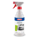 Weiße kunststoff-sprühflasche mit rotem trigger und deckel buzil buz grillmaster g576 grill- und backofenreiniger 600ml