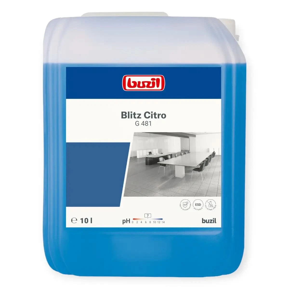 Buzil Blitz Citro G481 Alkoholreiniger mit Zitrusduft 10l.