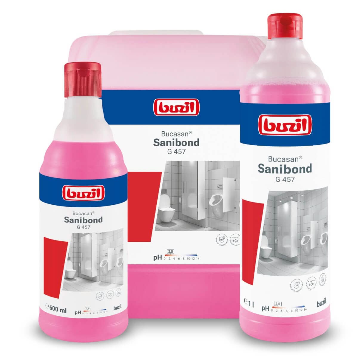 Buzil Bucasan Sanibond G457 saurer Sanitärunterhaltsreiniger 1l.