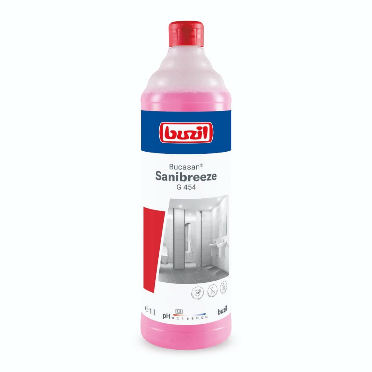 Buzil Bucasan Sanibreeze G454 Sanitärreiniger mit Geruchsblocker 1l.