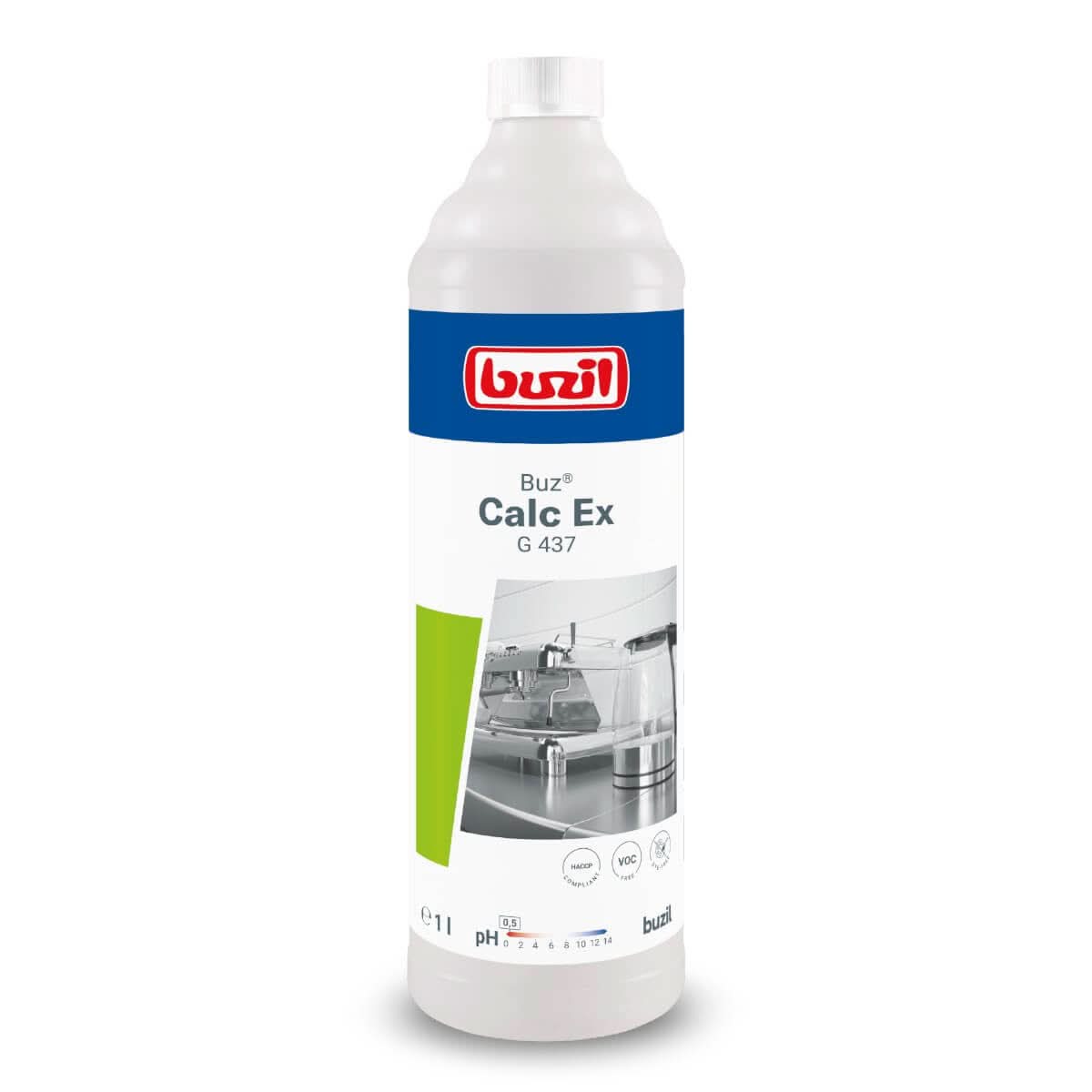 Buzil Buz Calc Ex G437 Hochwirksamer Universal-Entkalker 1 Liter.