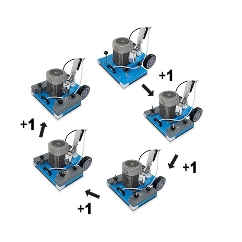 CleanTrack CT Q! Premium Exzentermaschine Set Zusatzgewichte