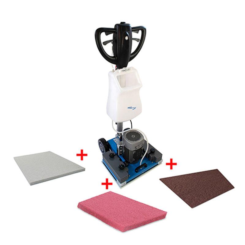 CleanTrack CT Q! Premium Exzentermaschine Set mit Pads
