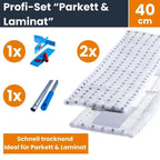 Bodenwischer Profi-Set mit Wischmops "Parkett & Laminat 40cm".