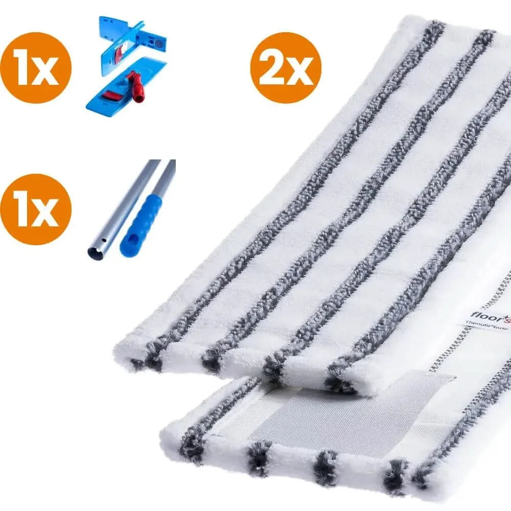 Bodenwischer Profi-Set mit Wischmops "Schmutzbrecher 50 cm".