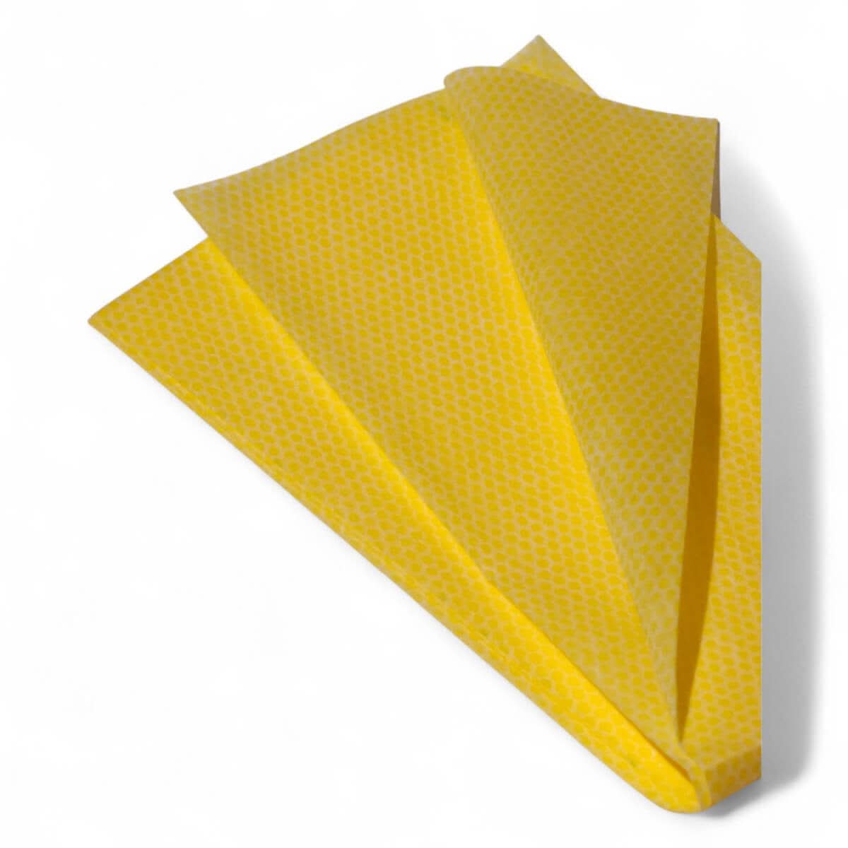 CLENDO Staubtuch Viskose Gelb.